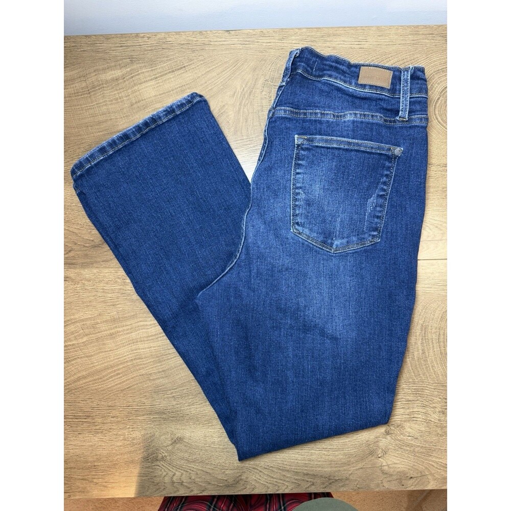Judy Blue High Rise Slim Bootcut Jeans Distressed Stretch 16W Style JB88290-R
